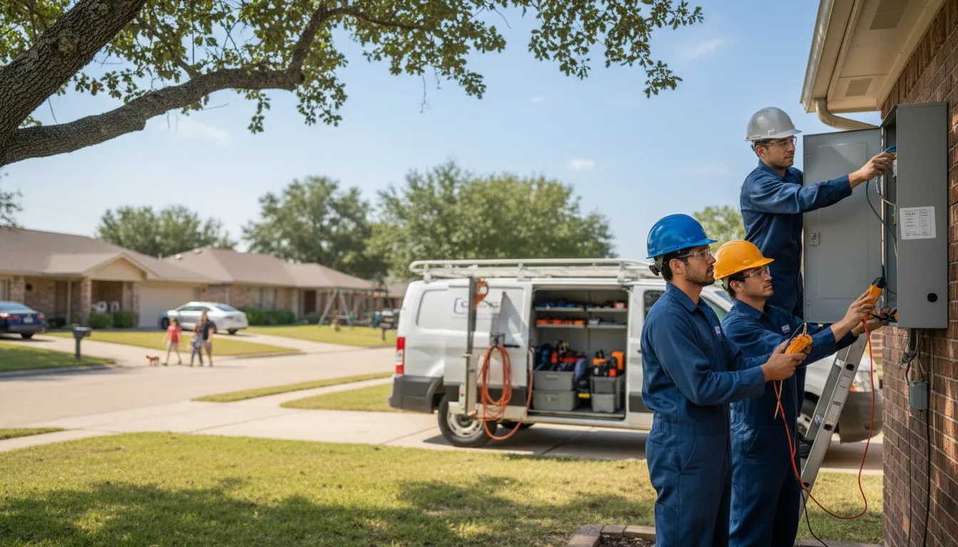 Certified electrician providing emergency electrical services in Clayton, IN